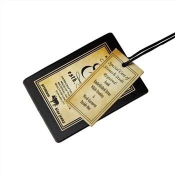 Cardboard Tags with String